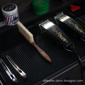 Black Flexible PVC Non-slip Salon Tools Rubber Mat
